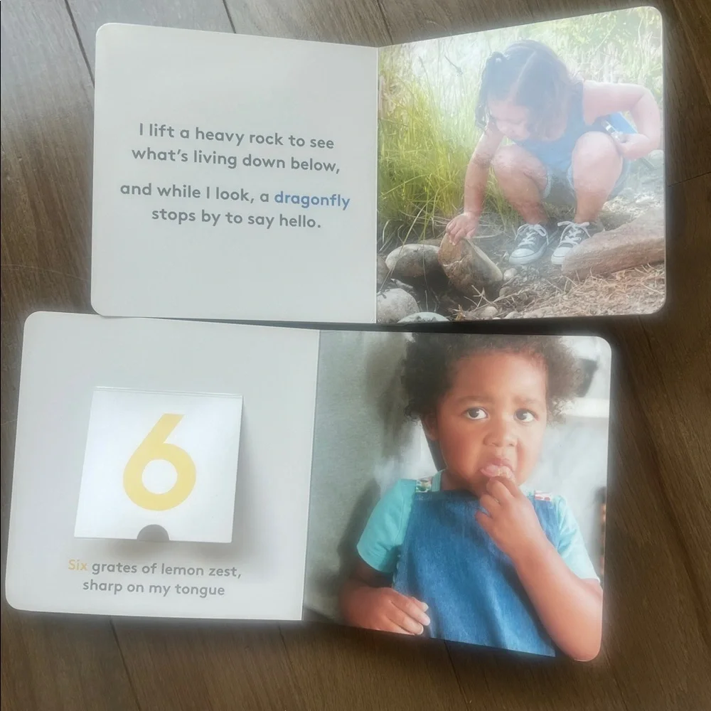 Lovevery Board Books Set - My Favorite Nature Buddy & Making Muffins (Blue) - Picture 4 of 4